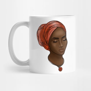 Beautiful african girl Mug